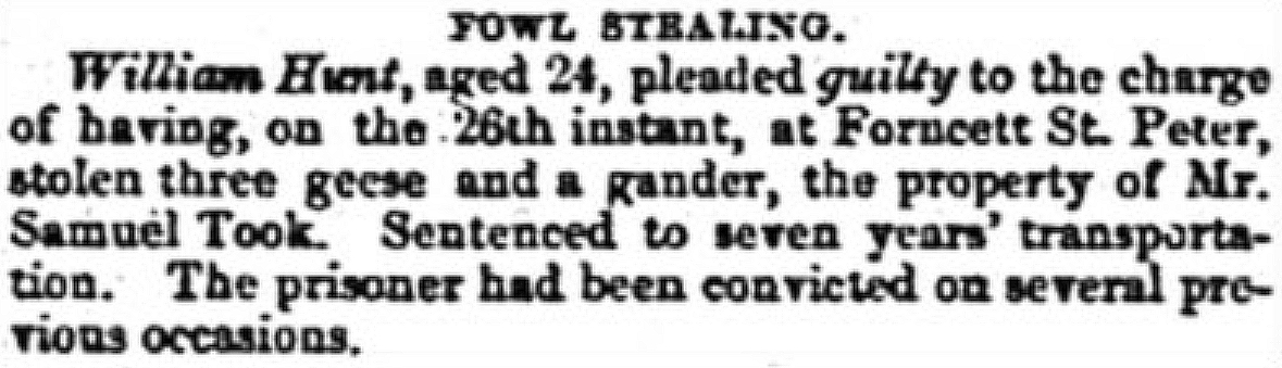 Norfolk News – 6 Apr 1850